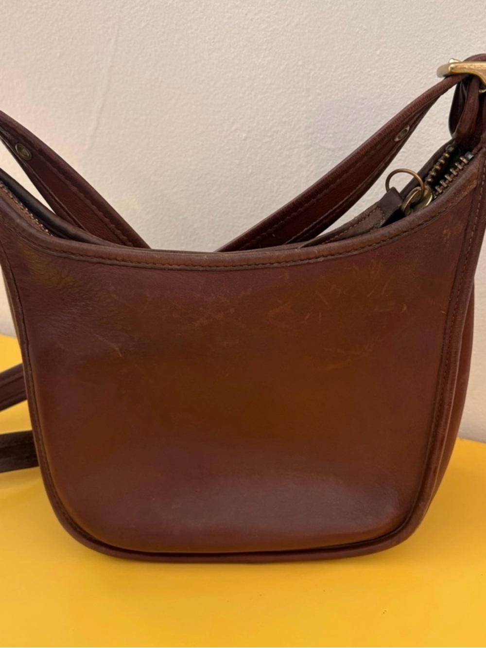 Vintage Coach Janice Leather Crossbody Bag